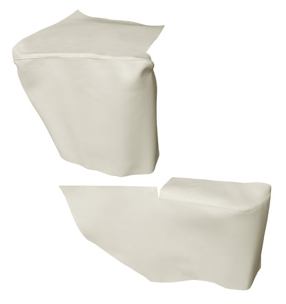 67 CAMARO/FIREBIRD CONVERTIBLE REAR ARMREST PANEL COVERS - WHITE
