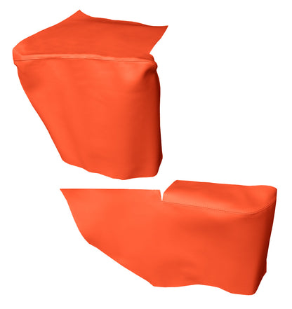 69 CAMARO/FIREBIRD CONVERTIBLE REAR ARMREST PANEL COVERS - ORANGE