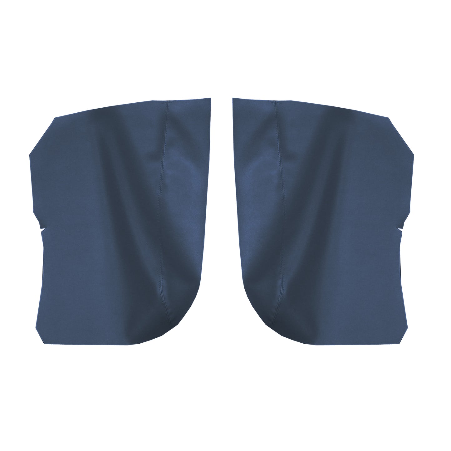 71-72 GM A-BODY HARDTOP REAR ARMREST PANEL PANEL COVERS - BLUE