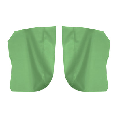 69 GM A-BODY HARDTOP REAR ARMREST PANEL PANEL COVERS - LIGHT GREEN