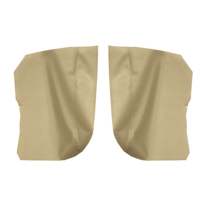 68 GM A-BODY HARDTOP REAR ARMREST PANEL PANEL COVERS - BUCKSKIN