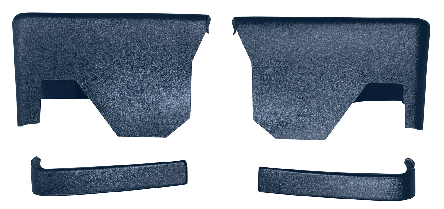 70-72 CHEVELLE/GTO/LEMANS HARDTOP REAR ARMREST PANELS - DARK BLUE