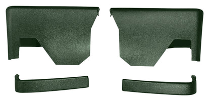 70-72 CHEVELLE/GTO/LEMANS HARDTOP REAR ARMREST PANELS - GREEN