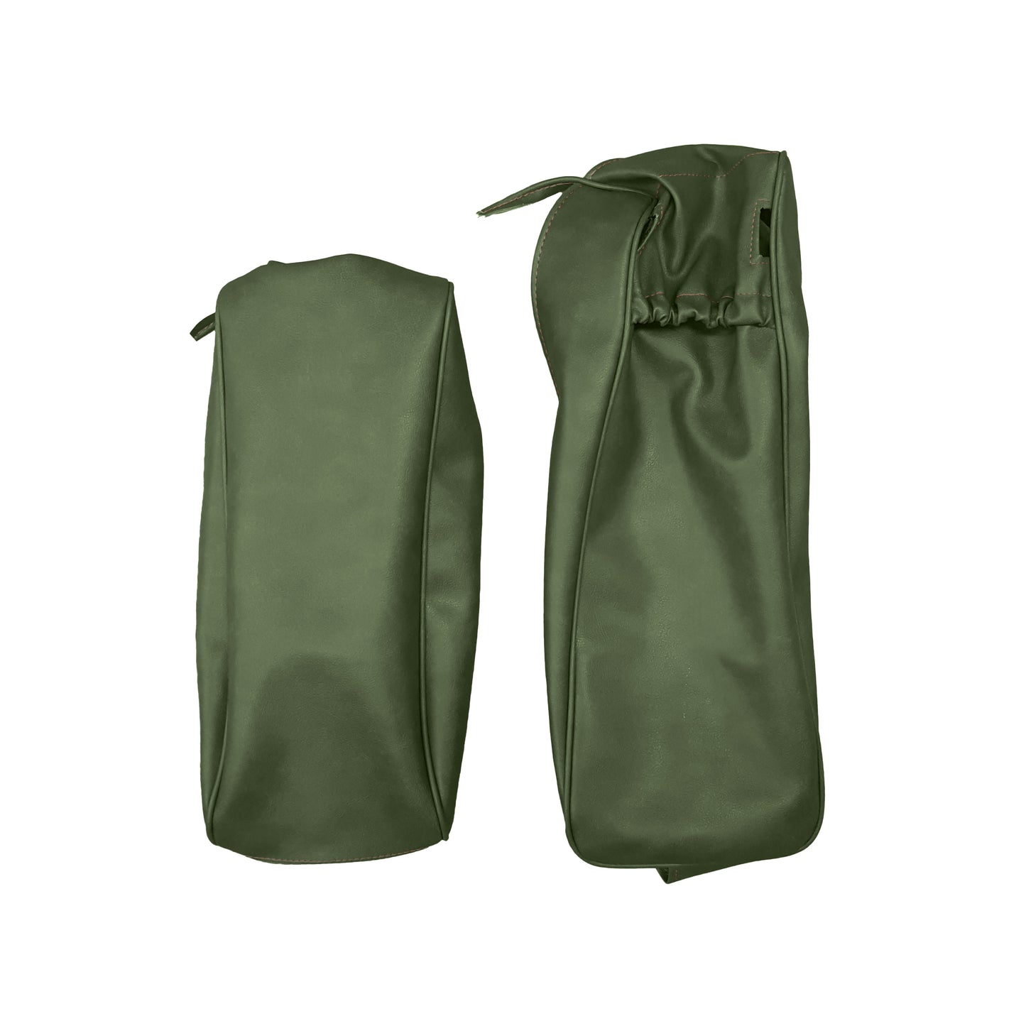69-70 DODGE/PLYMOUTH B-BODY CENTER ARMREST COVER W/ MAP POCKET - GREEN