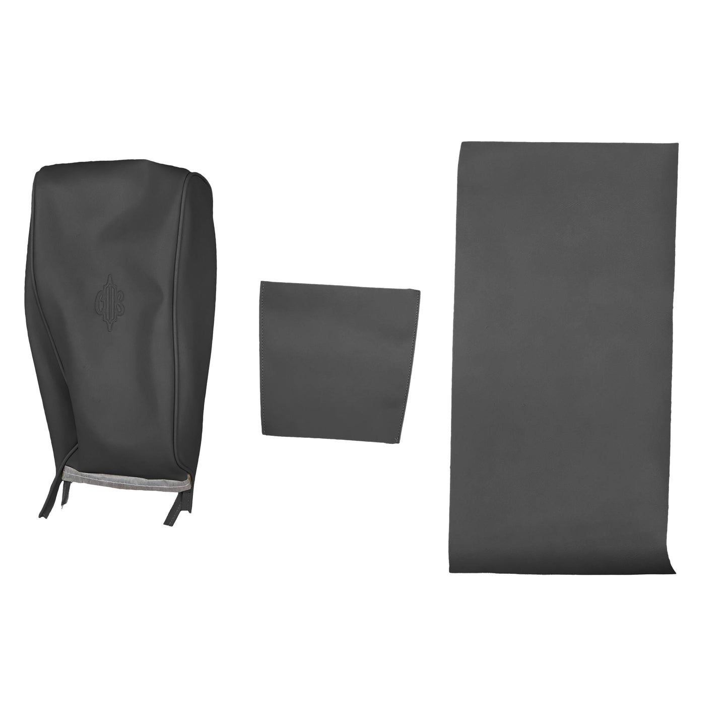 69 CUTLASS SUPREME SPLIT BENCH SEAT CENTER ARMREST COVER- BLACK