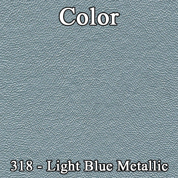 67 PLYMOUTH C-BODY CONVERTIBLE BOOT - LIGHT METALLIC BLUE