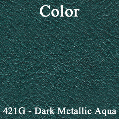 66 GTO/LEMANS/TEMPEST HARDTOP PACKAGE TRAY W/O SPEAKER CUT-OUTS - AQUA