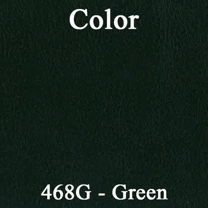 71 GS SPORT COUPE PACKAGE TRAY WITH SPEAKER CUT-OUTS - GREEN