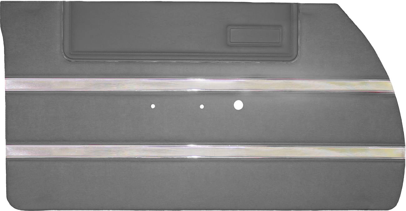 64 SPORT FURY FRONT DOOR PANELS (UNASSEMBLED) - BLACK