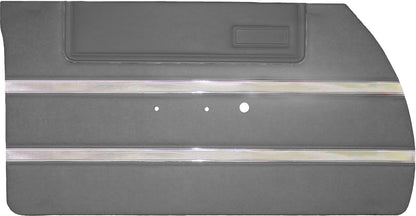64 SPORT FURY FRONT DOOR PANELS (UNASSEMBLED) - BLACK