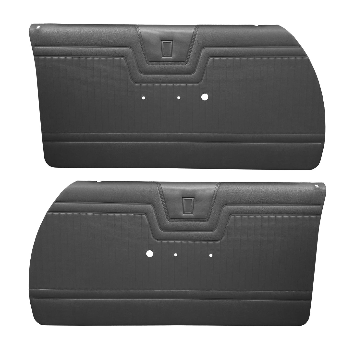 64 FURY FRONT DOOR PANELS (PRE-ASSEMBLED) - BLACK