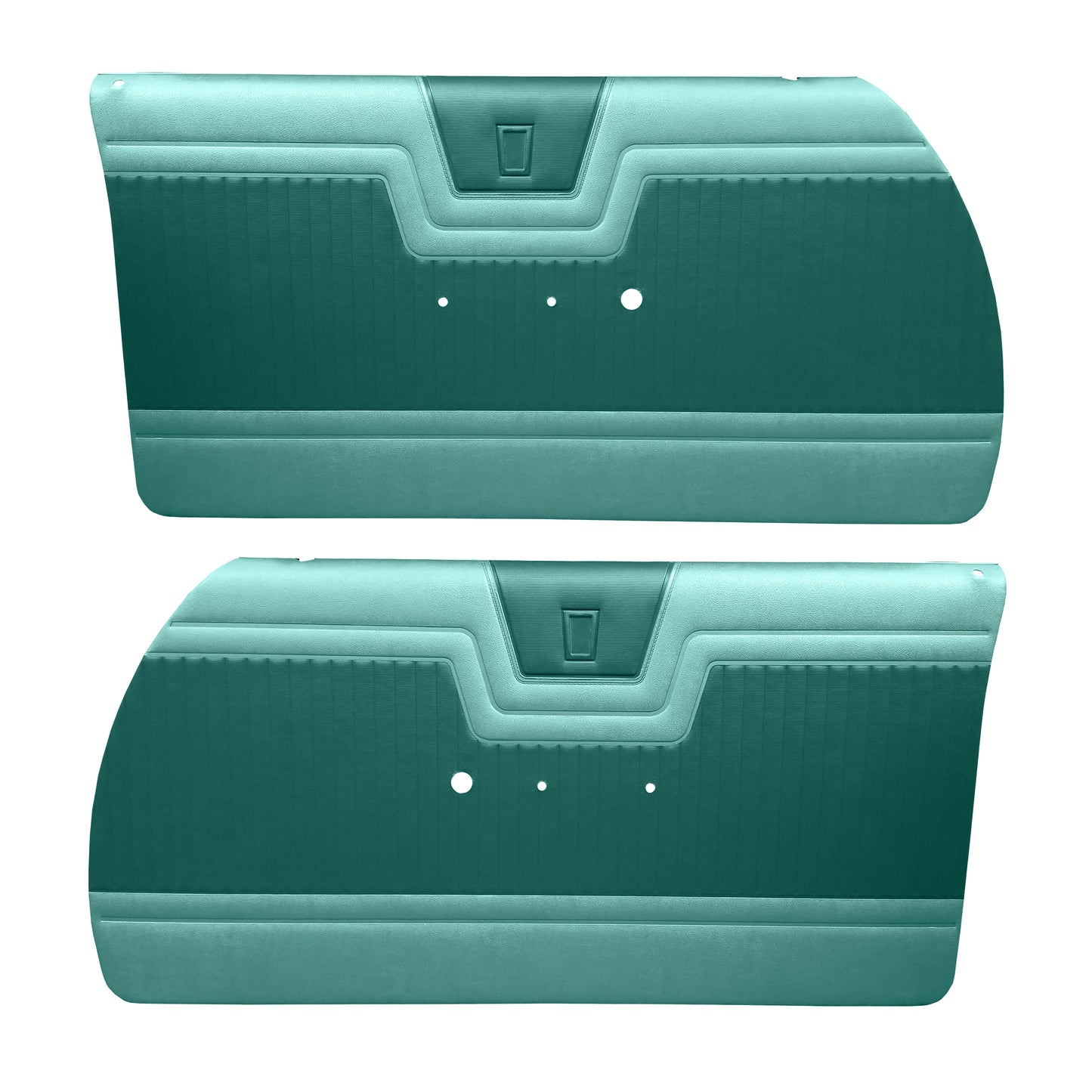 64 FURY FRONT DOOR PANELS (PRE-ASSEMBLED) - DARK TURQUOISE/LIGHT TURQUOISE