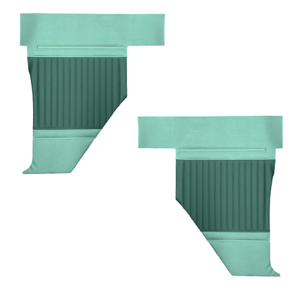 64 FURY CONVERTIBLE REAR PANELS - DARK TURQUOISE/LIGHT TURQUOISE