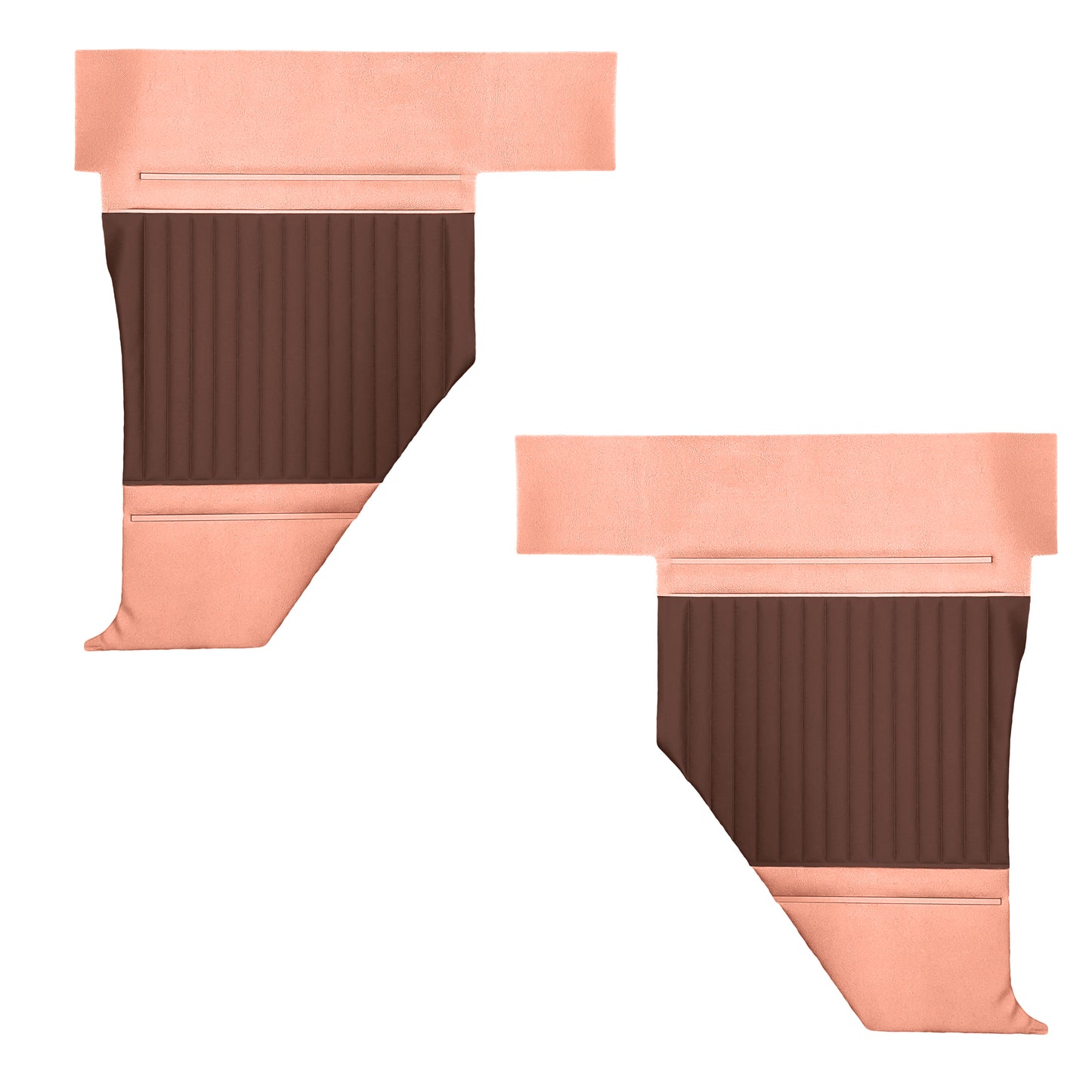 64 FURY CONVERTIBLE REAR PANELS - DARK COPPER/COPPER
