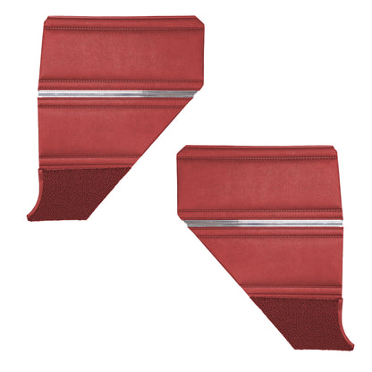 64 DART GT CONVERTIBLE REAR PANELS - RED
