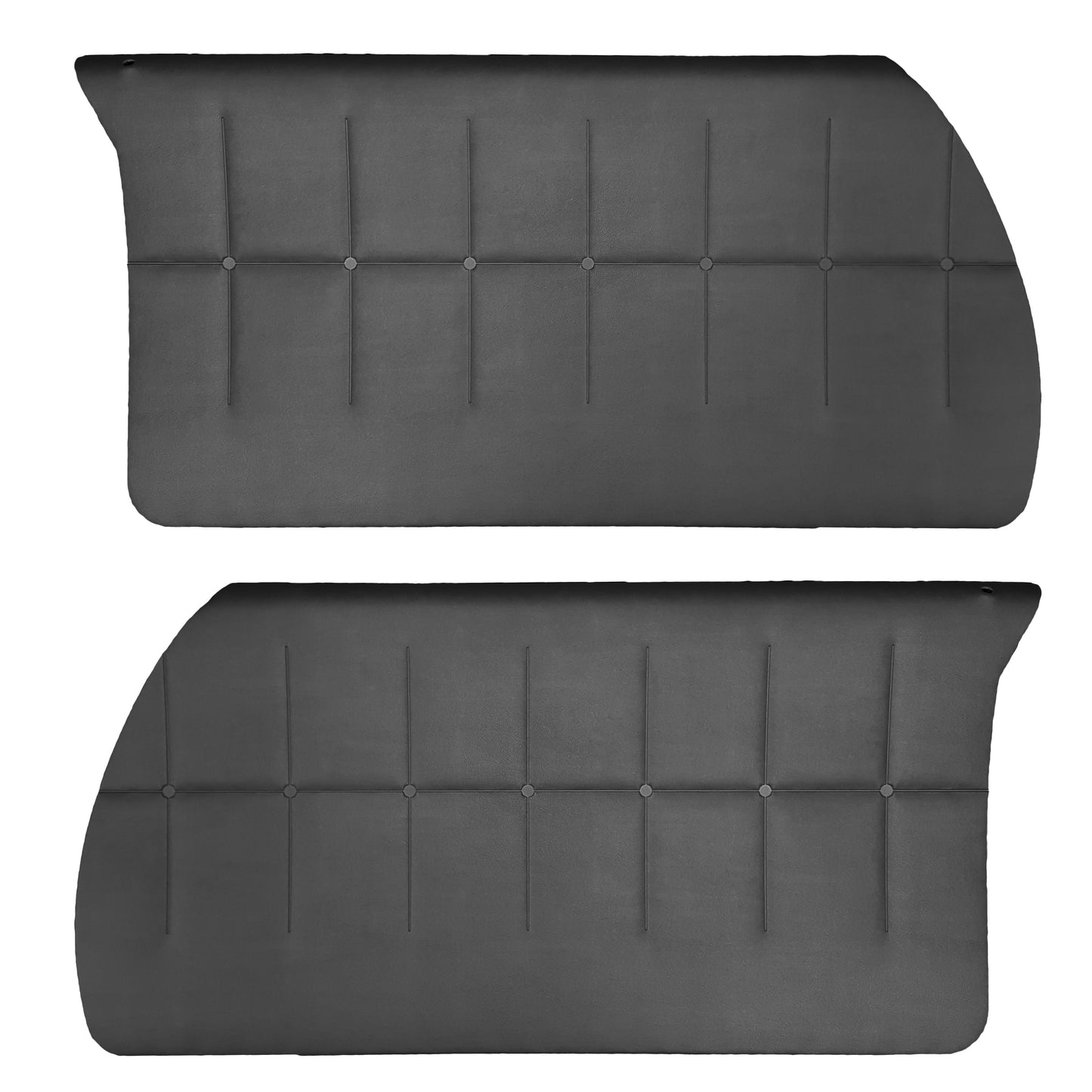 64-65 DODGE/PLYMOUTH SUPER STOCK FRONT DOOR PANELS (PRE-ASSEMBLED) - BLACK