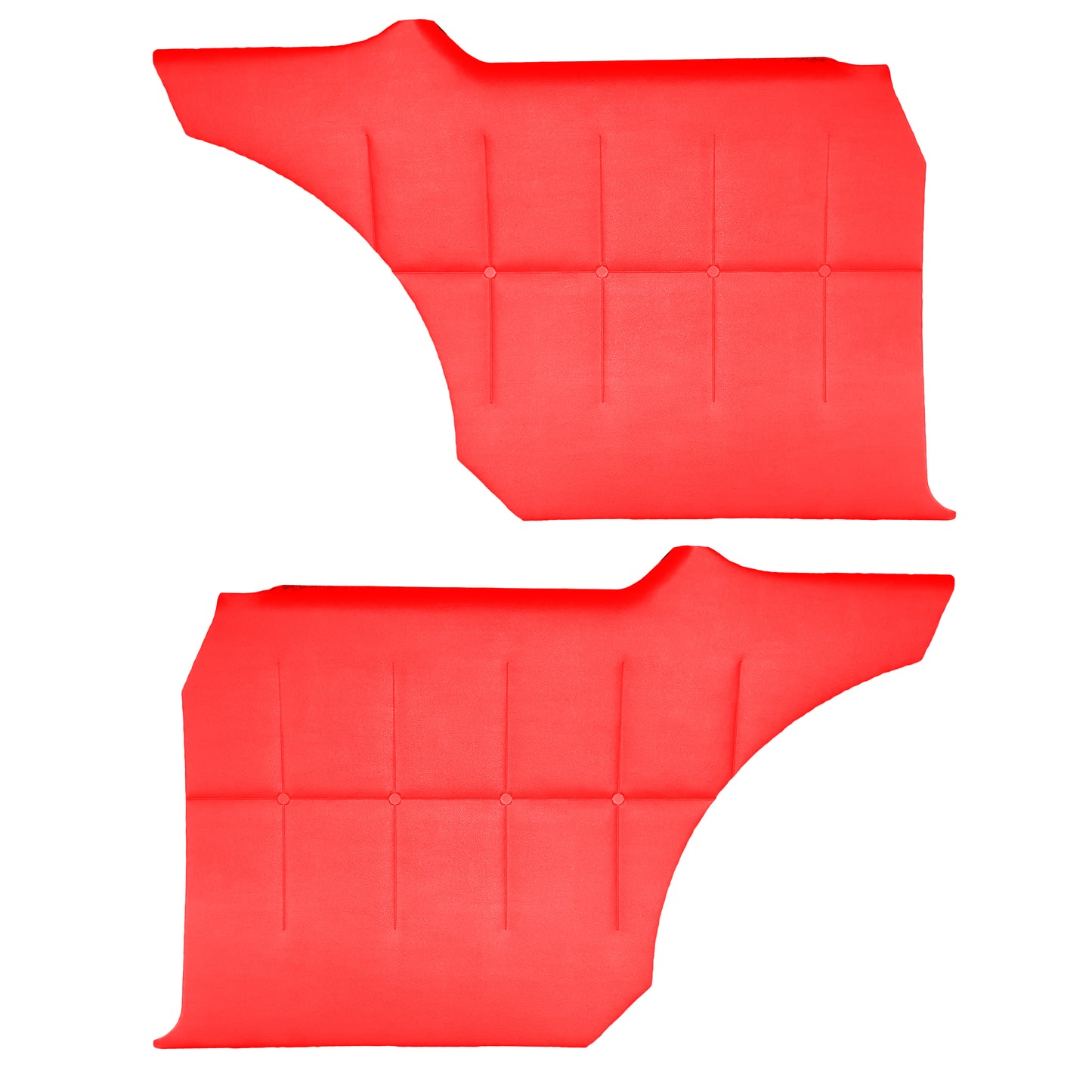 64-65 SUPER STOCK SEDAN REAR PANELS (PRE-ASSEMBLED) - CRIMSON RED