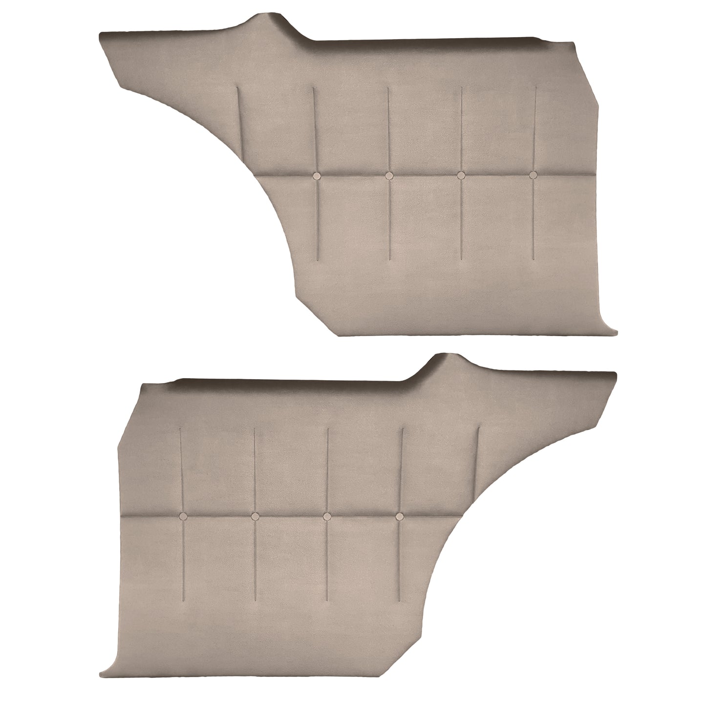 64-65 SUPER STOCK SEDAN REAR PANELS (PRE-ASSEMBLED) - FAWN TAN