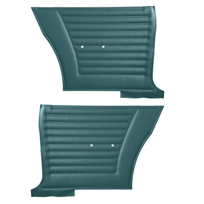 64 GTO/LEMANS HARDTOP REAR PANELS - AQUA