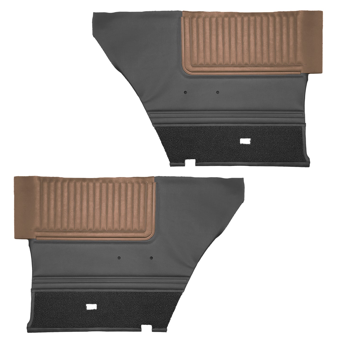 65 SPORT FURY HARDTOP REAR PANELS - SRM COPPER/BLACK