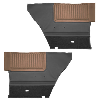 65 SPORT FURY HARDTOP REAR PANELS - SRM COPPER/BLACK