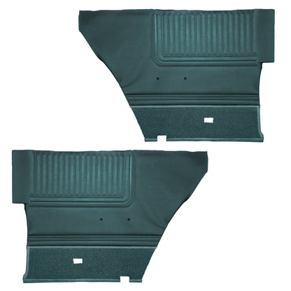 65 SPORT FURY HARDTOP REAR PANELS - TURQUOISE