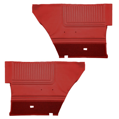 65 SPORT FURY HARDTOP REAR PANELS - RED