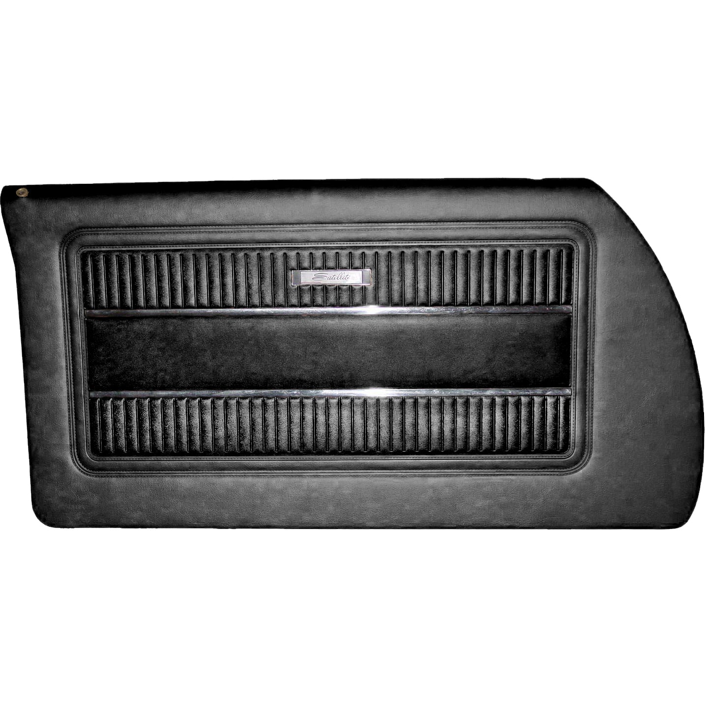 65 SATELLITE FRONT DOOR PANELS (UNASSEMBLED) - BLACK