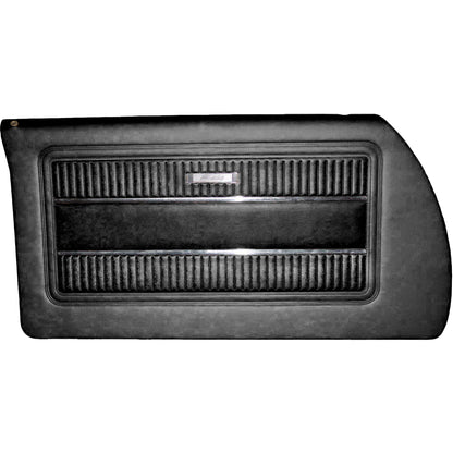65 SATELLITE FRONT DOOR PANELS (UNASSEMBLED) - BLACK