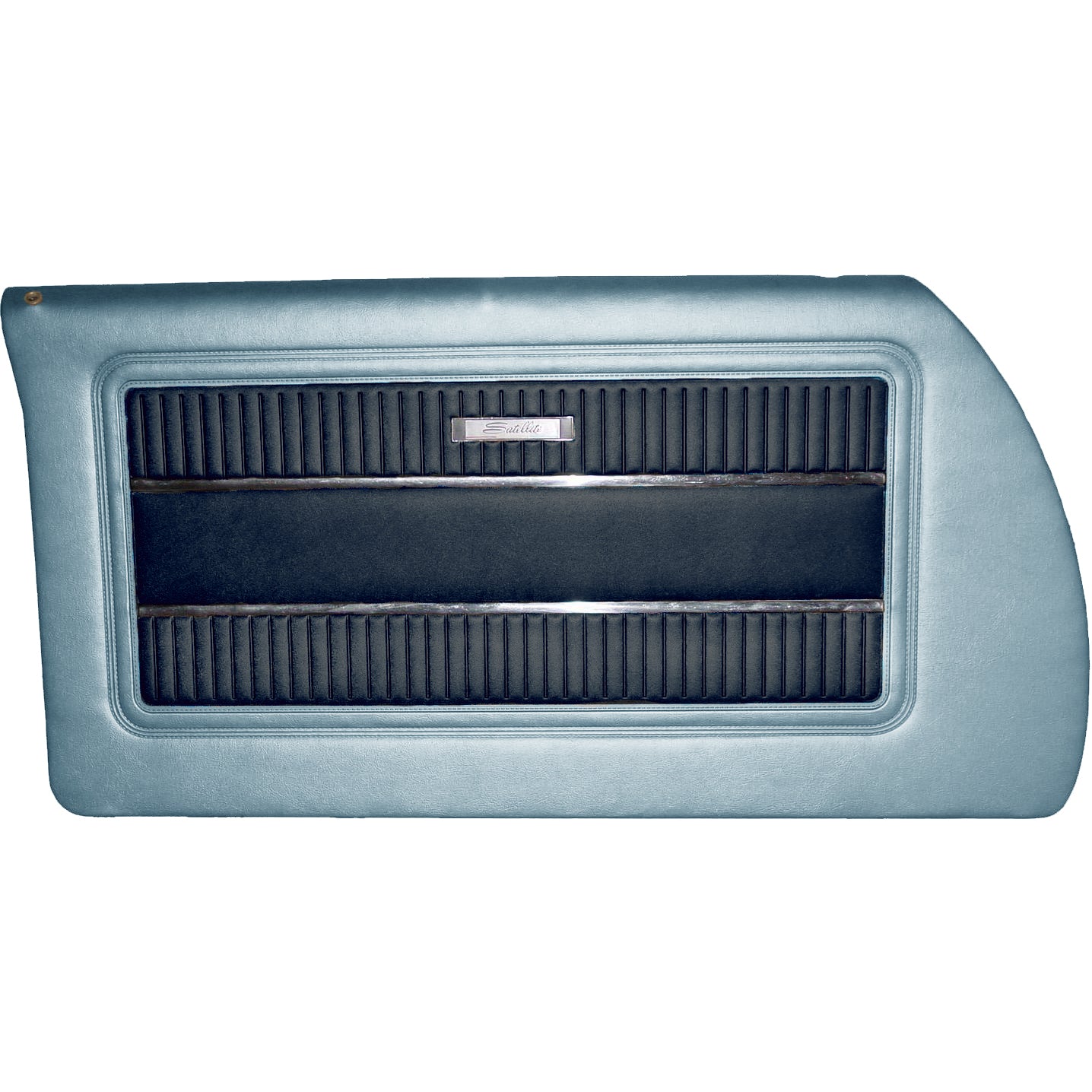 65 SATELLITE FRONT DOOR PANELS (UNASSEMBLED) - DARK BLUE/LIGHT BLUE