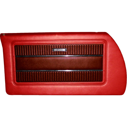 65 SATELLITE FRONT DOOR PANELS (UNASSEMBLED) - MAROON/RED