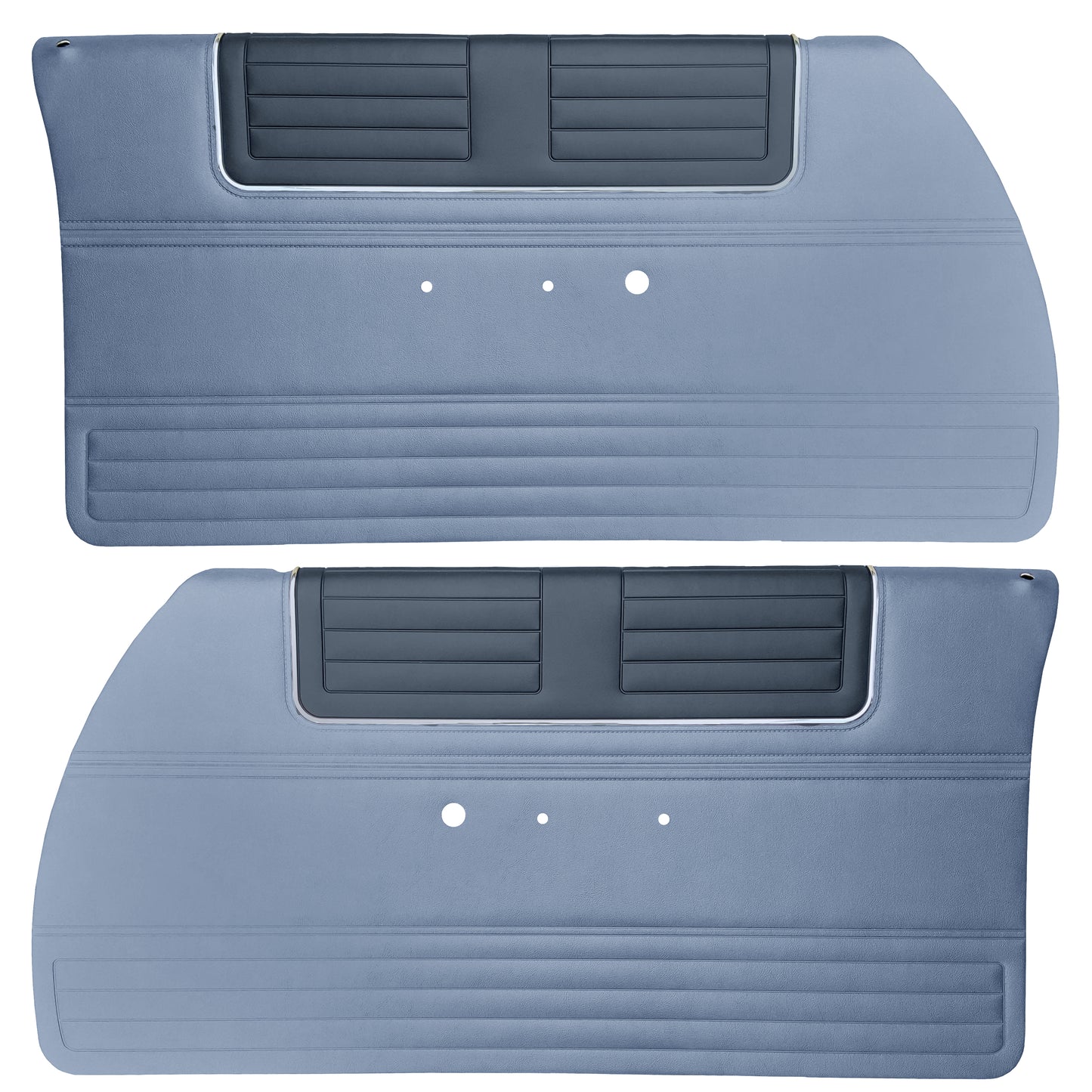 65 BELVEDERE II FRONT DOOR PANELS (PRE-ASSEMBLED) - NAVY/BLUE