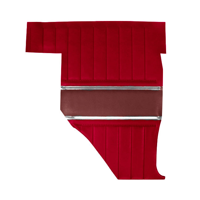65 CORONET 440 CONVERTIBLE REAR PANELS - MAROON/RED