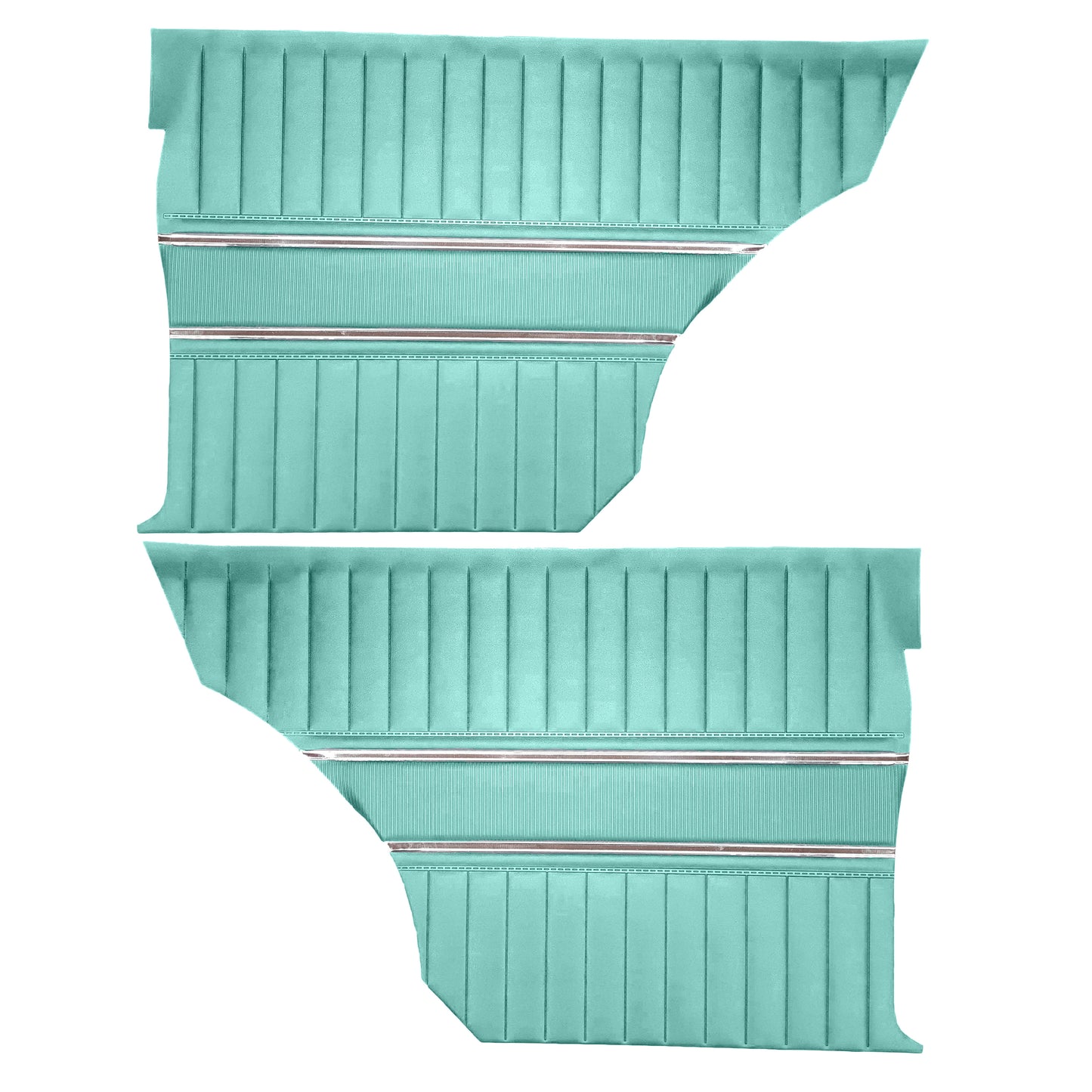 65 CORONET 440 HARDTOP REAR PANELS - TURQUOISE