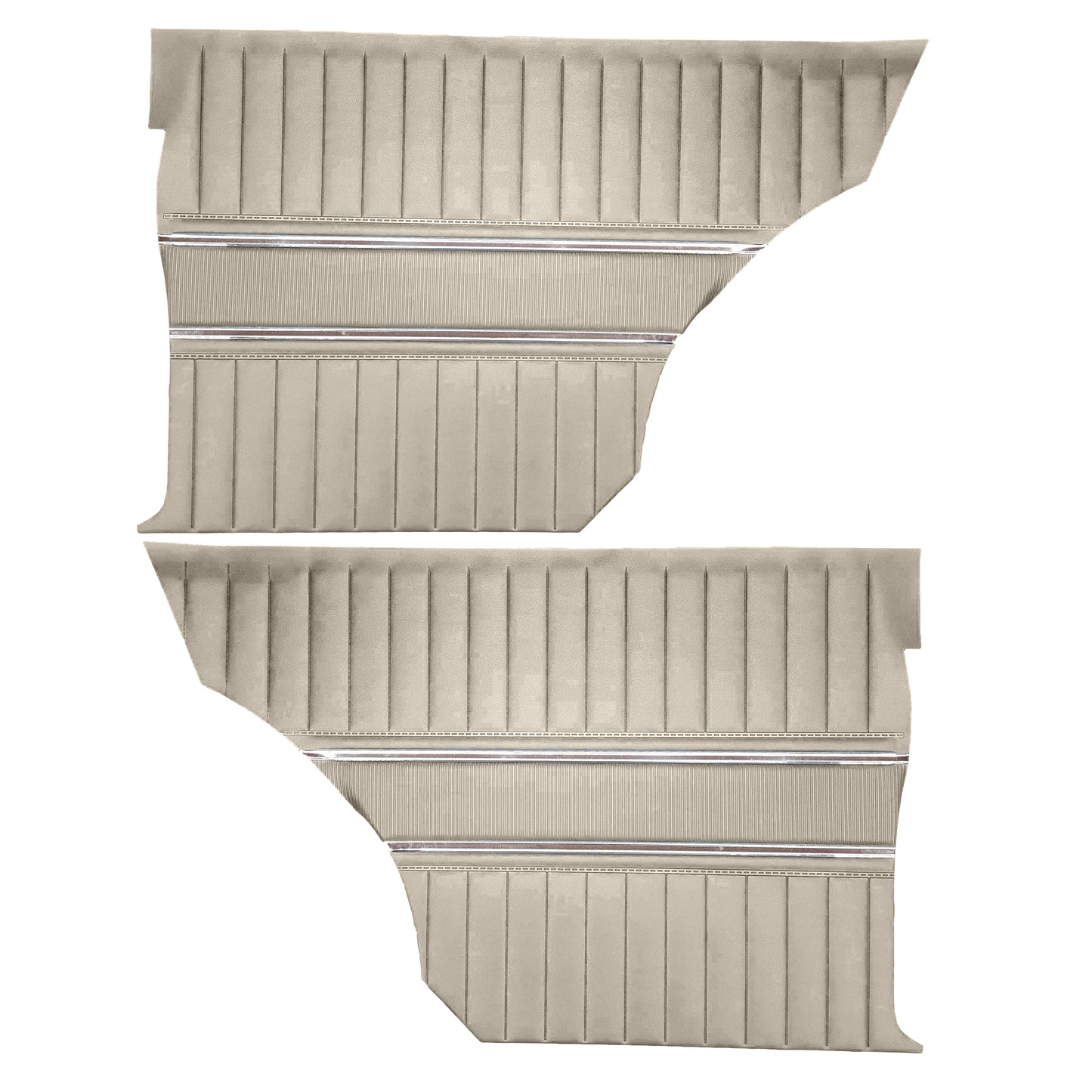 65 CORONET 440 HARDTOP REAR PANELS - FAWN TAN