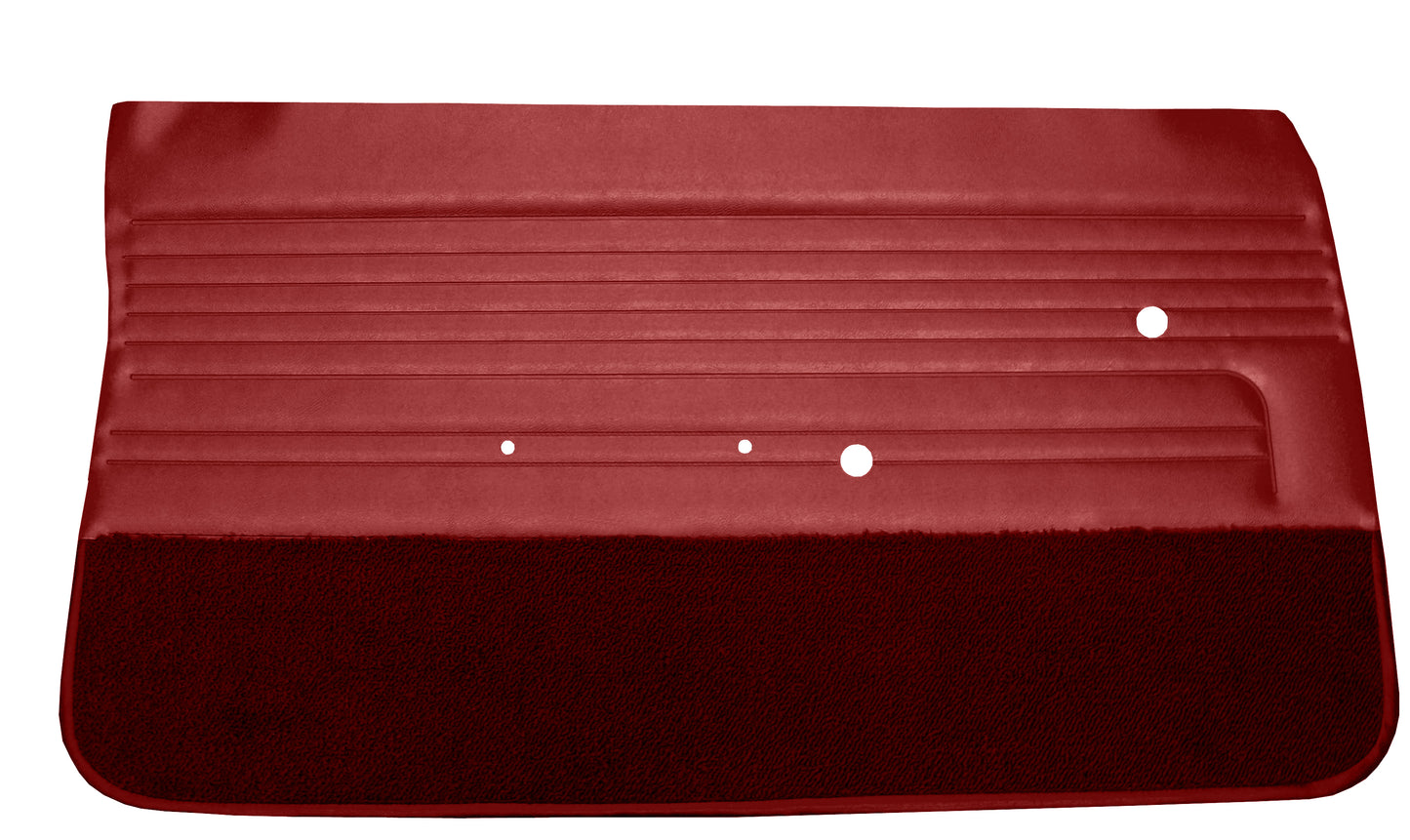 65 CUTLASS/442 FRONT DOOR PANELS - RED