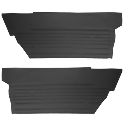 65 CUTLASS/442 HOLIDAY COUPE REAR PANELS - BLACK