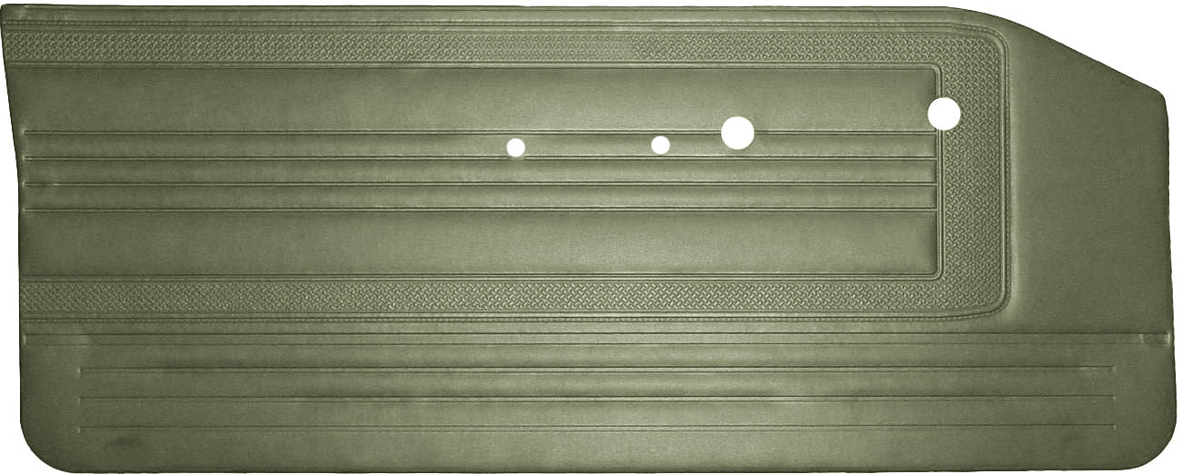 66 BARRACUDA FRONT DOOR PANELS - CITRON