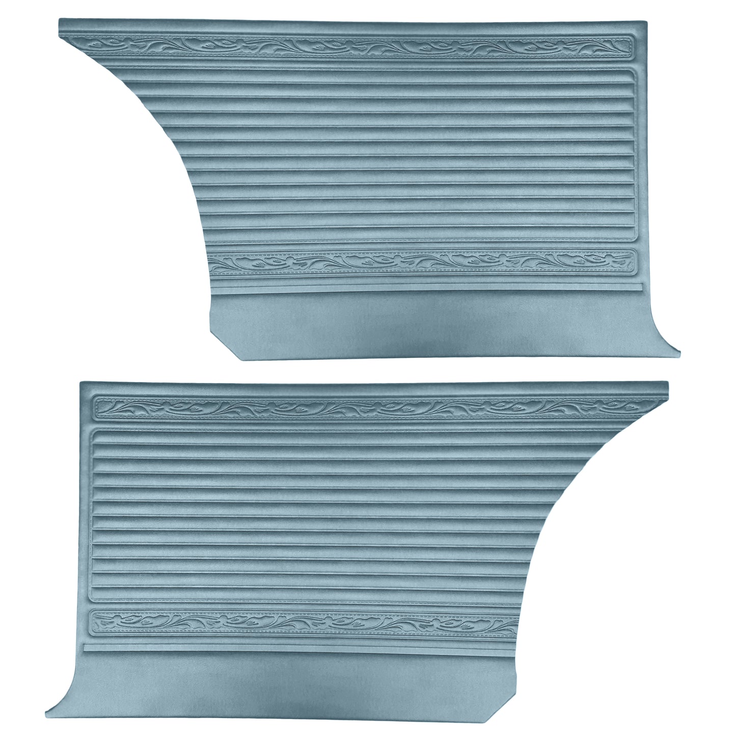 66 SATELLITE HARDTOP REAR PANELS - BLUE