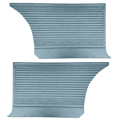 66 SATELLITE HARDTOP REAR PANELS - BLUE