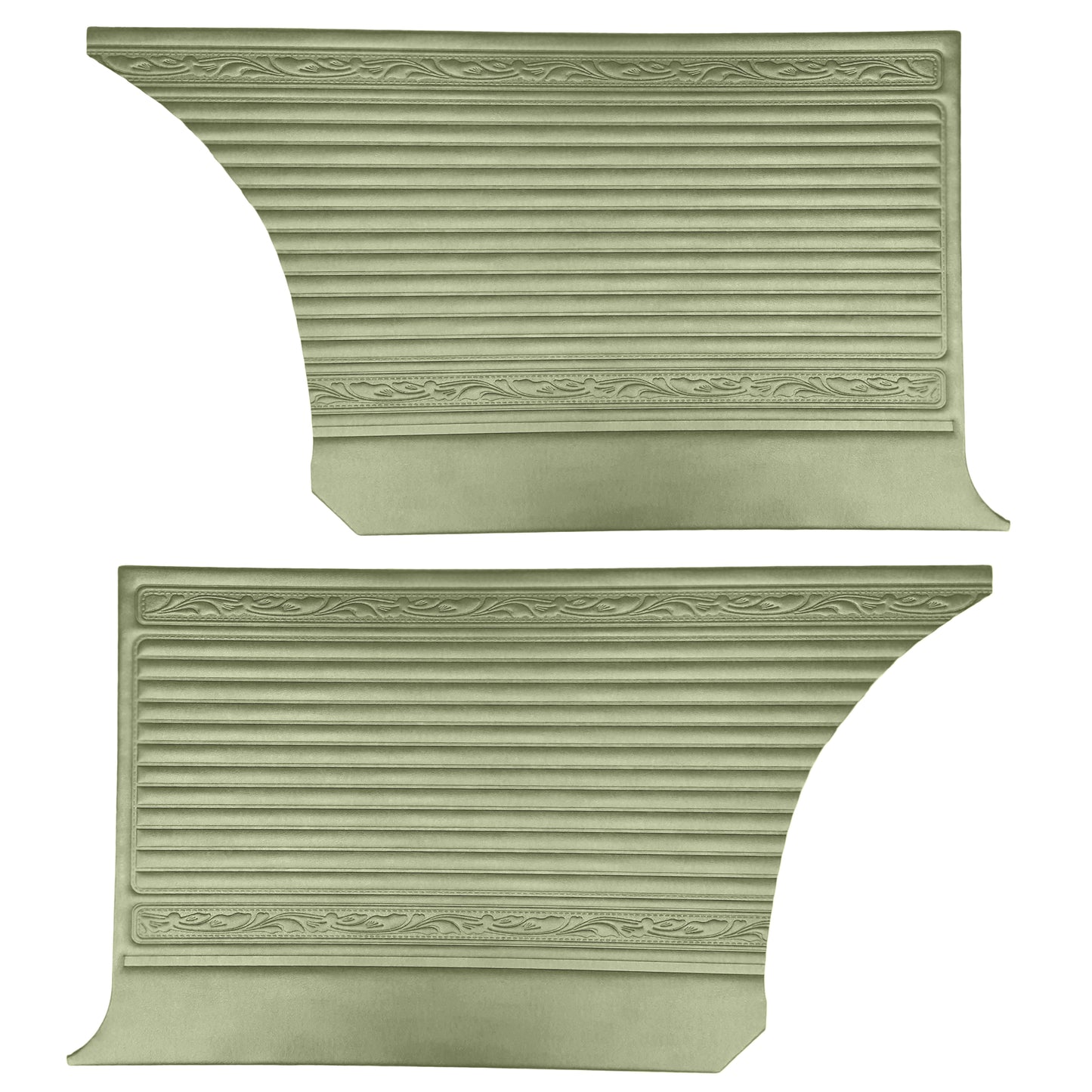 66 SATELLITE HARDTOP REAR PANELS - CITRON