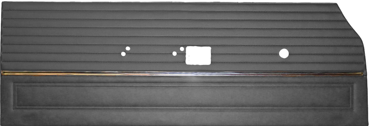 66 CORONET 440 FRONT DOOR PANELS - BLACK