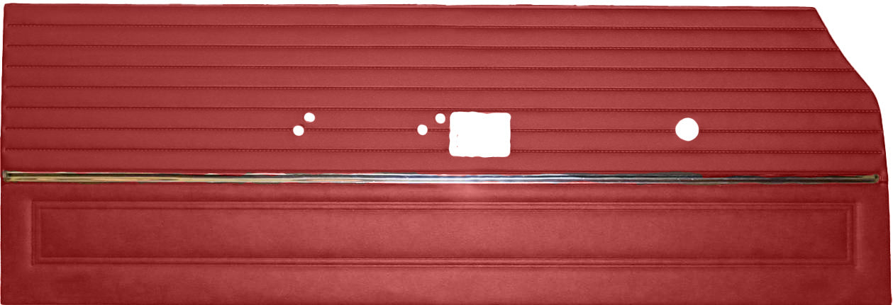 66 CORONET 440 FRONT DOOR PANELS - RED