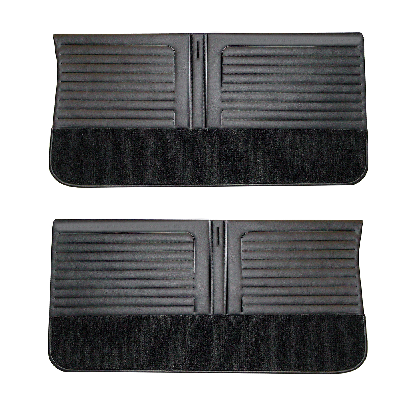 66 CUTLASS/442 "DELUXE" FRONT DOOR PANELS - BLACK