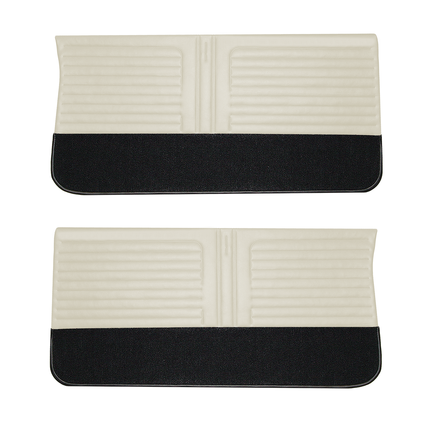 66 CUTLASS/442 "DELUXE" FRONT DOOR PANELS - PARCHMENT