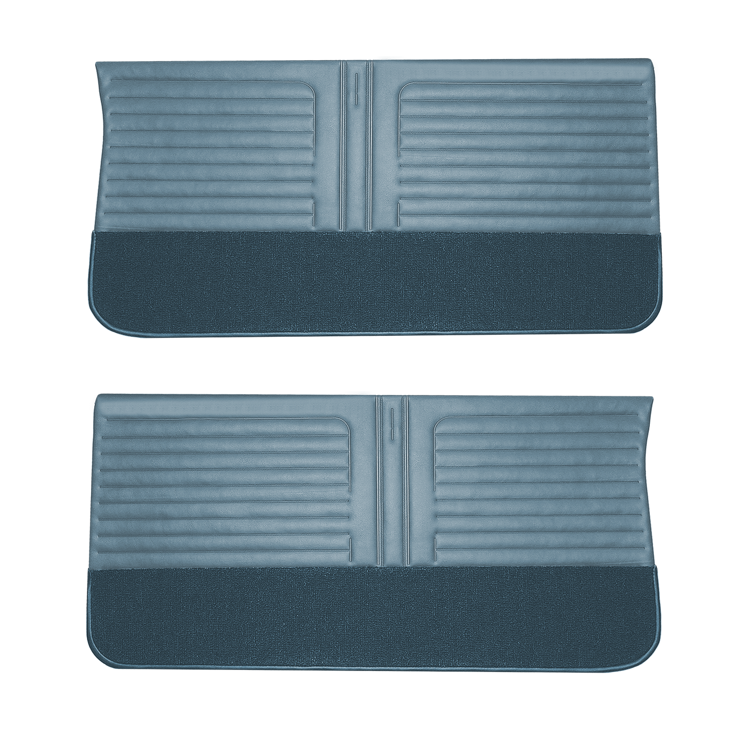 66 CUTLASS/442 "DELUXE" FRONT DOOR PANELS - BLUE