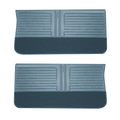 66 CUTLASS/442 "DELUXE" FRONT DOOR PANELS - BLUE