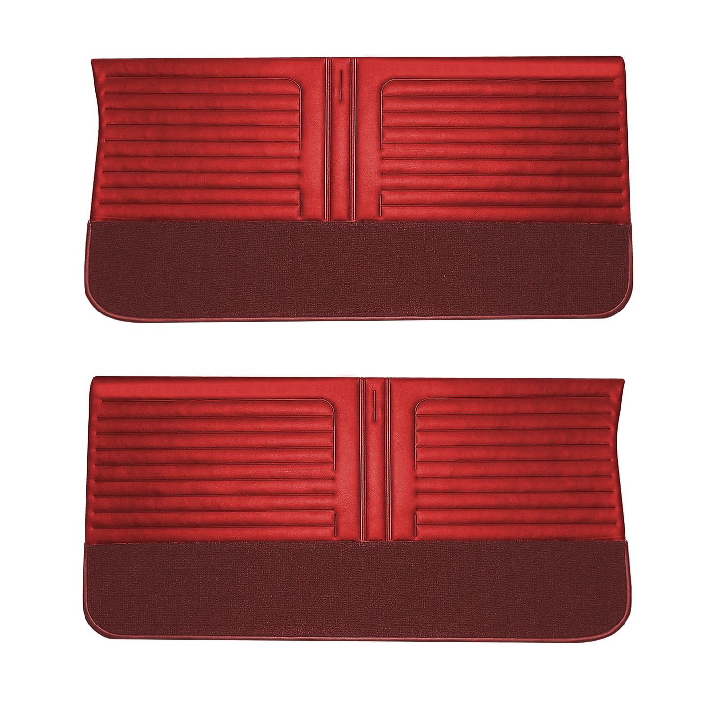66 CUTLASS/442 "DELUXE" FRONT DOOR PANELS - RED