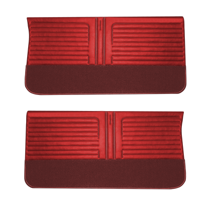 66 CUTLASS/442 "DELUXE" FRONT DOOR PANELS - RED