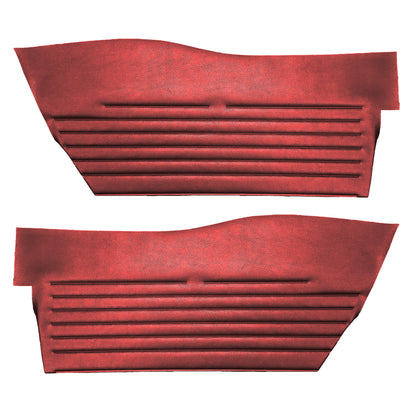 66 CUTLASS/442 "DELUXE" HOLIDAY COUPE REAR PANELS - RED
